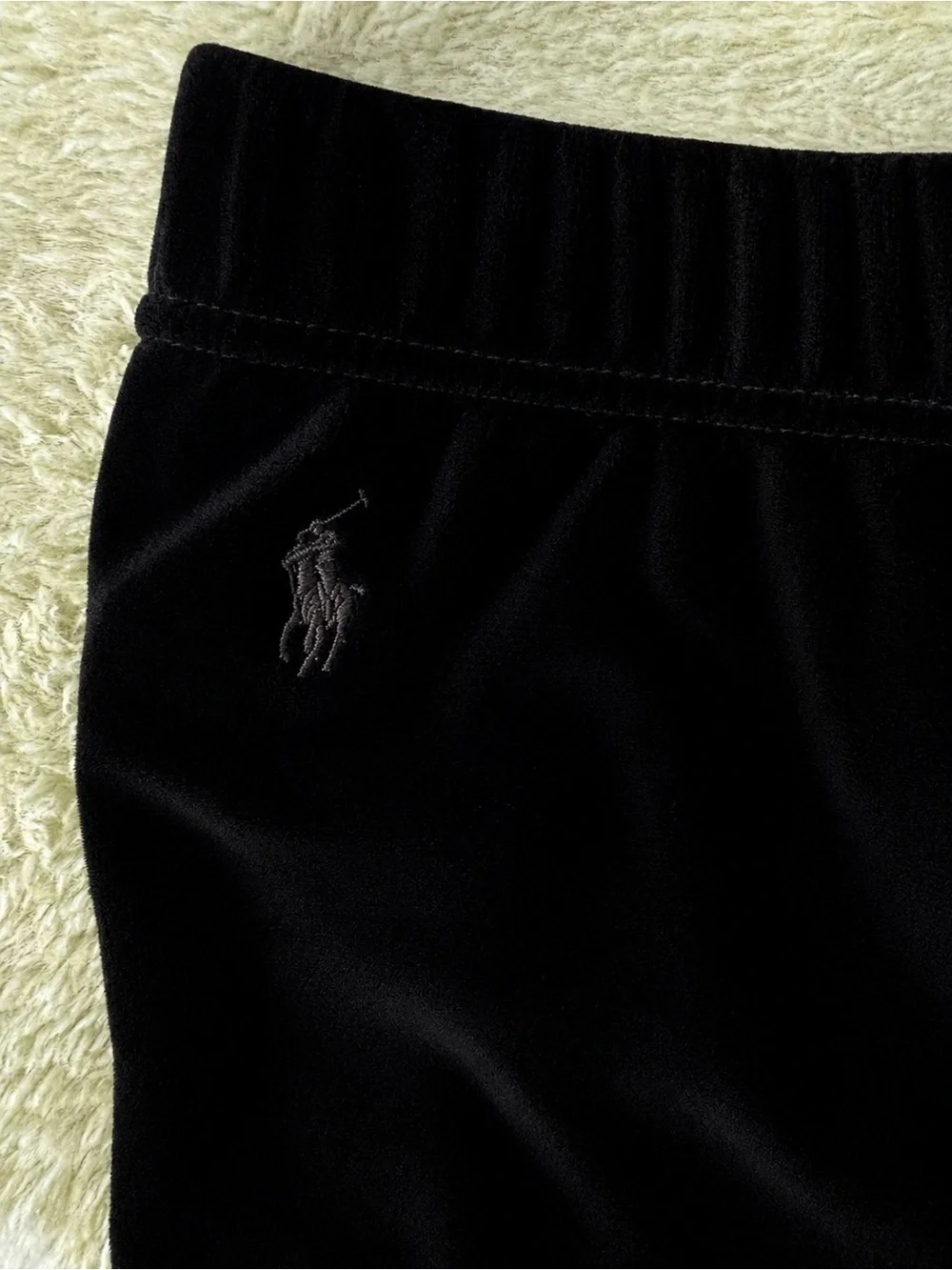 Ralph Lauren Black Pull-On Kids Leggings